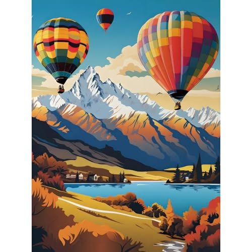 Diamond Art Kits for Adults, Mountain Diamond Painting Kit, 12x16 Inch - color: CYDP1P07