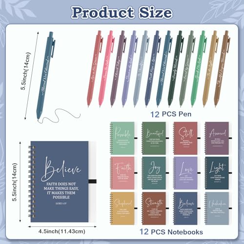 36 Pcs Christian Bulk Gifts for Women: Boho Prayer Journal Religious Gifts - color: Boho Color