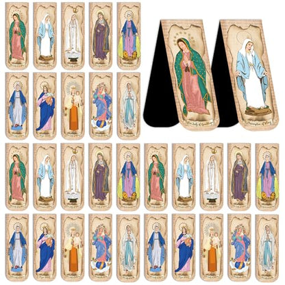 Virgin Mary Magnetic Bookmarks, Catholic Book Marks for Bible Study - style: Virgin Mary