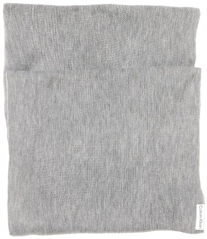Calvin Klein Infinity Acrylic Loop Scarf - color: Heathered Grey