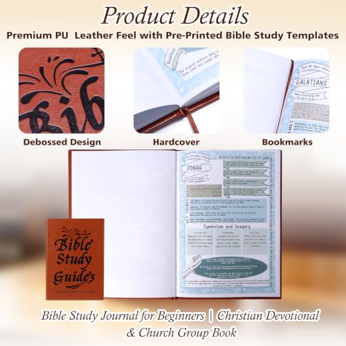 66 Pages Bible Study Guides for Women Year-Long Devotional Journal with Daily Scripture Reflections Complete Faith Growth Supplies, Comprehensive Full Year Spiritual Plan, Ideal Christian Gift for Ladies Spiritual Devotion