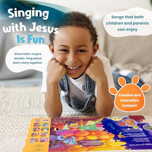 GO GO Bible Songs of Wisdom: Bible Songs Book for Toddlers, 10 Songs, Talking Books for Toddlers 2-4 Years, Sound Books, Sing Along Books, Baby Music Book, Christian Toys for Toddlers - color: Bible Songs of Wisdom