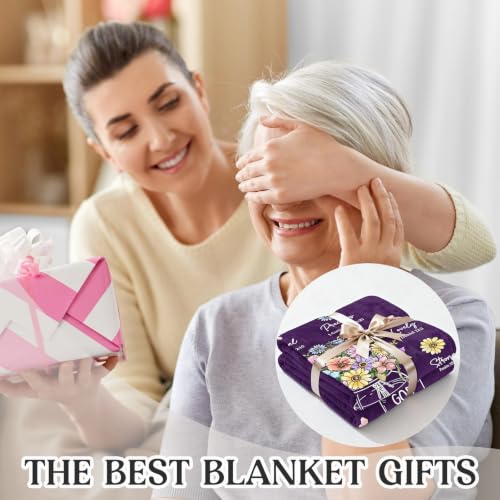 Christian Birthday Gifts for Women, Christian Religious Blanket 80''x 60'' - color: Deep Purple, size: 80"x60"