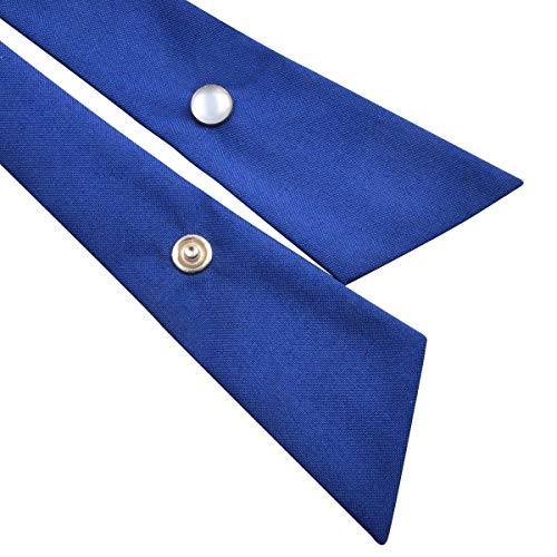 Adjustable Criss Cross Bow Tie School Uniform Pre Tied Bowtie Necktie Women Uniform Tie Cosplay Costume Accessory - color: 01, Dark Red