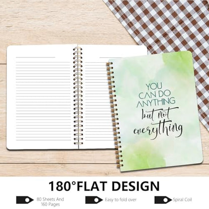 Motivational Hardcover Journal, Motivational Gifts for Women Professionals - color: Not everything