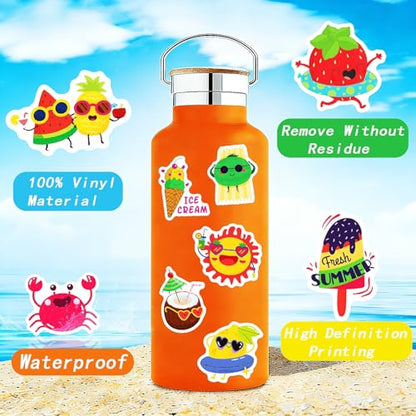 300Pcs Summer Stickers for Kids, Hawaiian Beach Stickers, Tropical Stickers - style: 300Pcs Summer Stickers