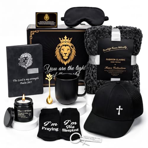 11 Pcs Christian Gifts for Men Religious Baptism Faith Favors