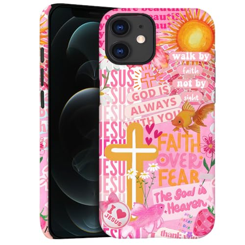 Case for iPhone 12 - Slim Fit Anti-Scratch Phone Case for Girl Women - Christian Collage Bible Verse Jesus (Frosted) - color: Christian Collage Bible Verse Jesus, size: iPhone 12