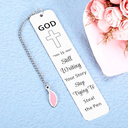 Christian Bookmark Gifts for Women Men, Inspirational Bible Verse Gift,Bookmarks for Reading Women Men Religious Scripture Book Marks Cross for Friends Bookish Readers Christmas Birthday Faith