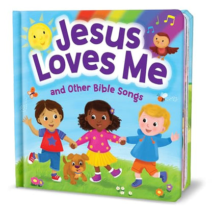 Jesus Loves Me and Other Bible Songs | Christian Board Book for Babies & Toddlers | 5 Beloved Bible Songs with Printed Lyrics | Faith-Based Gift for Ages 0–3 (Tender Moments)
