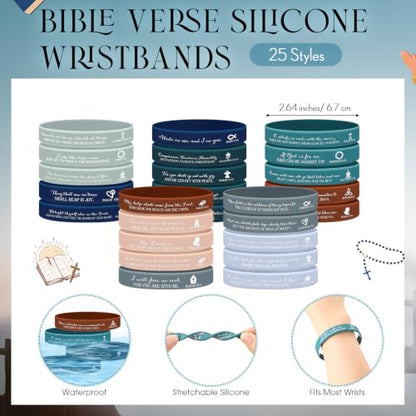100 Set Plan of Salvation Gospel Tracts Cards Christian Gifts Bookmarks and Bible Verse Silicone Bracelets Bulk for Evangelism Scripture Catholic Prayer Fathers Gifts for Church Men Ministering
