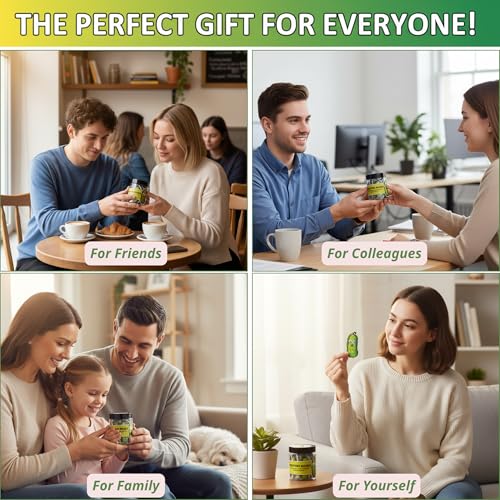 Emotional Support Pickle, Positive Pickle Jar with 60 Affirmation Cards, Gifts for Women, Men - color: Pickle Jar