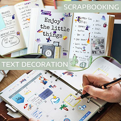 24 Sheets Monthly Planner Stickers Holiday Seasonal Birthday