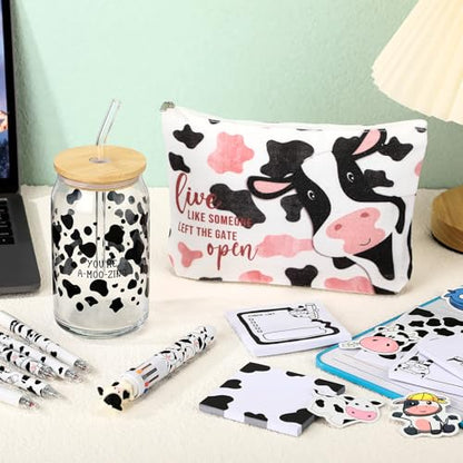 Watersay 64 Pcs Cow Gifts for Women Men Cow Print Stuff - style: Cow