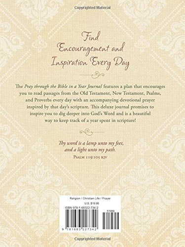 Pray Through the Bible in a Year Journal: A Daily Devotional and Reading Plan