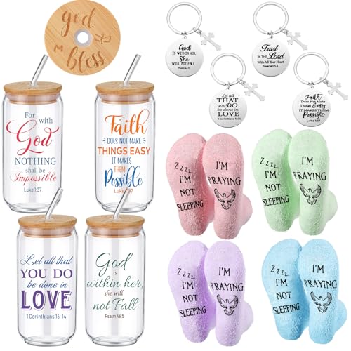 Funnymoom 12 Pcs Christian Gift Set for Women - style: Christian