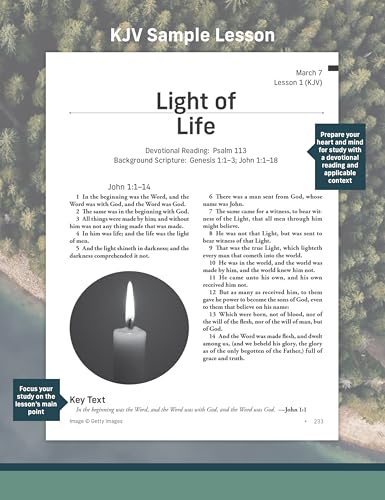 KJV Standard Lesson Commentary® Large Print Edition 2026-2027 | 14pt | Verse-by-Verse Commentary | Pronunciation Guide | Context and History Lessons | Discussion Questions and Group Activities | ISSL
