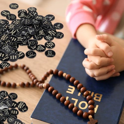 Eersida 120 Pcs Christian Coins Bulk Bible Verse Jesus Tokens, Classic - style: Classic
