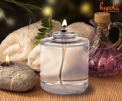 Hyoola 80 Hour Liquid Paraffin Long Burning Candles - 6 Pack - Survival and Emergency Candles - size: 6 Pack