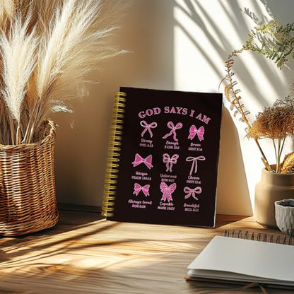THDSE Black Pink Bible Journal for Women, Prayer Journal for Teen Girls - color: BlackPink