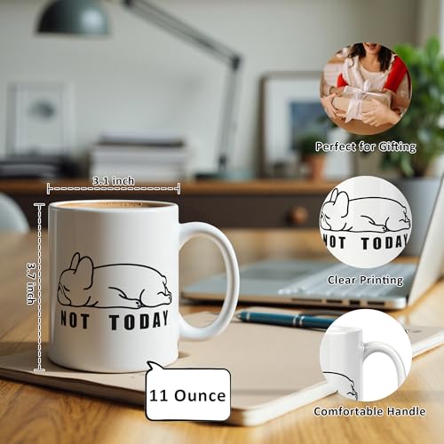 Funny French Bulldog Mug 11 oz, Frenchie Gifts for Women, Dog Mom Dad Lover Gifts Coffee Cups Ceramic, Not Today Cute French Bulldog Ceramic Mug for Coffee Tea Hot Cocoa Home Office Work - color: 08Child