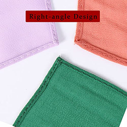LMVERNA Solid Color Bubble Chiffon Scarf for Women Fashion Soft Hijab Long Scarfs Wrap Scarves - color: Dark Green