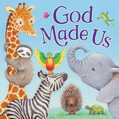 God Made Us – Christian Board Book for Kids | Faith-Based Story Celebrating God’s Love, Individuality & Creation | Touching Bedtime Story Picture Book for Toddlers | Baby & Baptism Gift