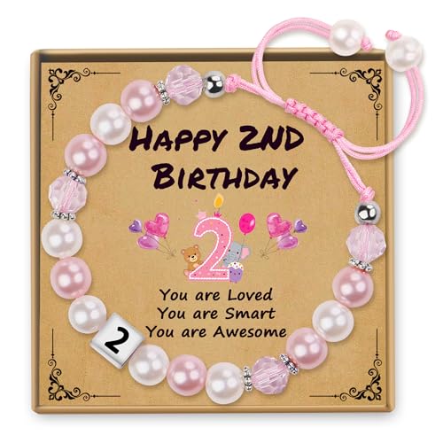 Sereney Birthday Gifts for Girls, 1-16 Year Old Girl Birthday Bracelet Gift - style: 2nd Bday
