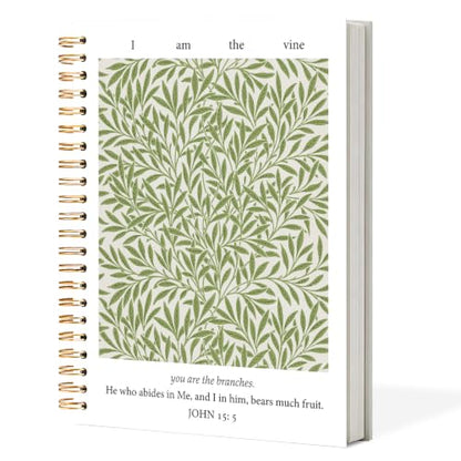 Sage Green Christian Spiral Notebook, Religious Journal Gifts for Women, Inspired Botanical Bible Scripture Hardcover Journal Notebook for Church Office,5.5x8.3 Inch - color: white-Sage Green Christian