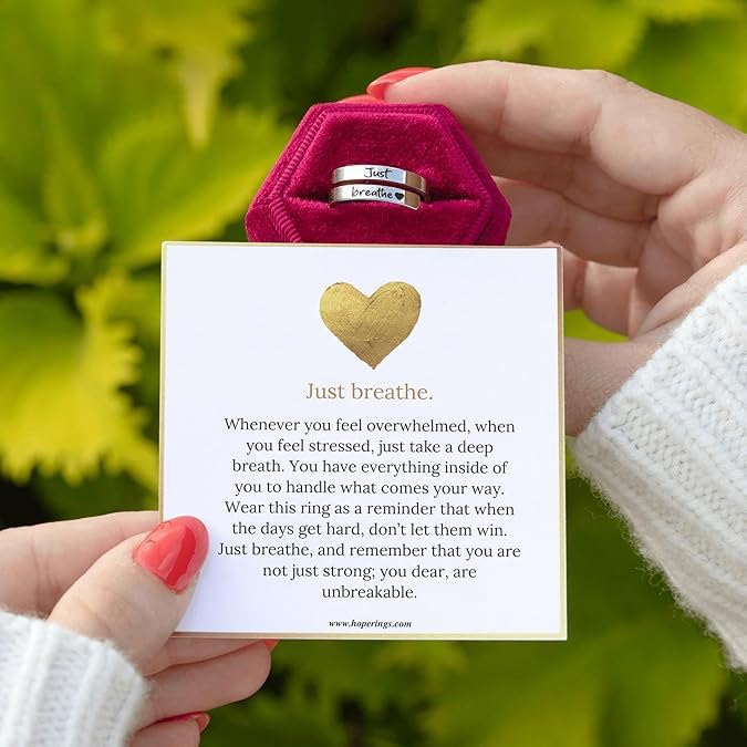 Faith Over Fear Cross Ring For Women, Christian Blessed Hope Love Encouragement Rings Adjustable Open Wrap Thumb Cross Inspirational Ring Jewelry Graduation Cocktail Party Gift - color: Love