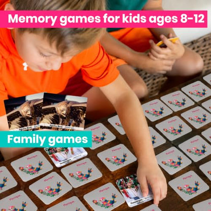Menique Mexican Roots Memory Matching Game – Bilingual Mexico Culture Matching Game, 100 Photo Cards, 50 Pairs & 2 Booklets – Family Educational Game, Ages 3+ - style: Mexican Roots