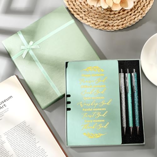 Spakon 5 Pcs Christian Gifts for Women Church Gifts - color: Green, style: Happy Moment