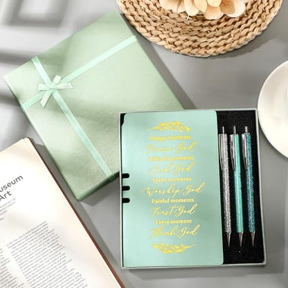 Spakon 5 Pcs Christian Gifts for Women Church Gifts - color: Green, style: Happy Moment