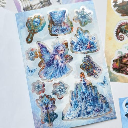 Fantasy Magic Sticker Book for Journaling Scrapbooking 400+ Stickers - color: Magical_fantasy