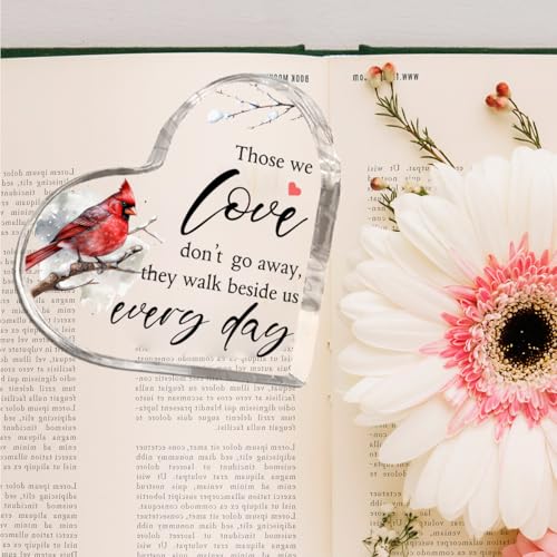 Cardinal Memorial Gifts, Sympathy Gifts for Loss of Loved One, Acrylic Sign - color: These we love