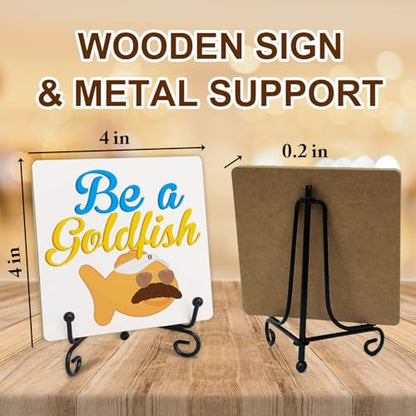 Funny Ted Motivational Plaque, Believe Sign With Stand, TV Show Decor, Soccer Coach Gifts, Home Office Decor, Gift for Football Fans - style: E