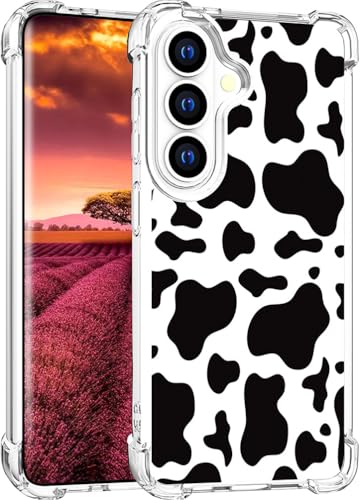 for Samsung Galaxy S26 Case - Black Cow Print - color: Black Cow Print, size: Galaxy S26