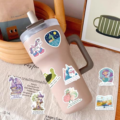 50PCS Cute Positive Affirmation Stickers - style: Traditional