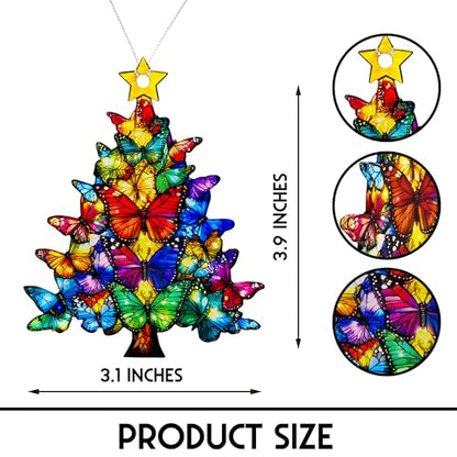 Christmas Women Gifts 2026- Butterfly Gifts for Women – Butterfly Suncatcher Inspirational Spiritual Gifts for Women 2026, Christian Gift Religious Gift Women Birthday Gifts, Valentines, Mothers Day - color: Butterflytree