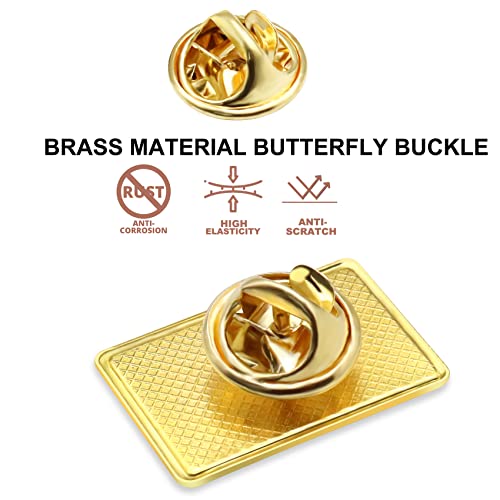 24/50/100Pcs Christian Flag Lapel Pins Bulk - Metal Souvenir for Men Women Clothes Bags Hats Easter Day - color: 24-Pack