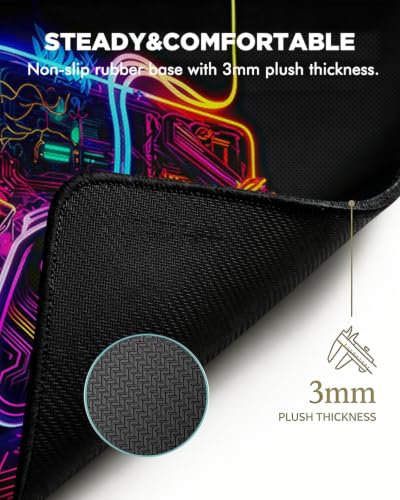Mouse Pad, Desk Mat, 31.5x11.8in Large Mousepad, Gamer - color: Gamer