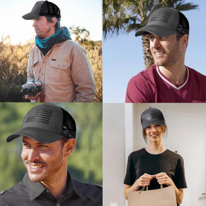 Black Baseball Cap Snapback hat for Men Flat Bill Hats for Men Fitted Hats for Men Adjustable Snap Pack Hip Hop Mens Hat - color: Grey National Flag