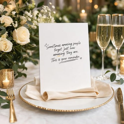 Encouraging Positive Affirmation Sentimental Gift Card - color: QY-151