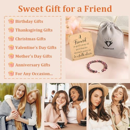 Christian Grandparents - Day Gifts for Women, Religious Cross Bracelet - color: Friend-Red