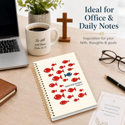 Bible Journal for Women, Christian Prayer Journal Notebook Gifts - color: Bible Verse Prayer Notebooks-white