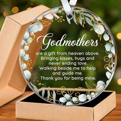 HEXMOZ Godmother Gifts from Godchild, Goddaughter - Godmother Ornament 2026 - color: Godmother
