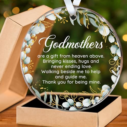 HEXMOZ Godmother Gifts from Godchild, Goddaughter - Godmother Ornament 2026 - color: Godmother