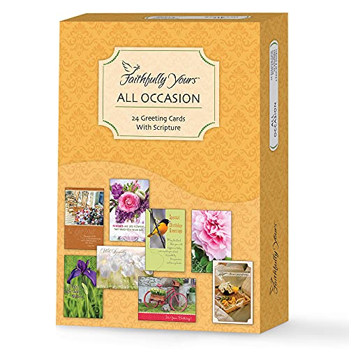 Designer Greetings Faithfully Yours Assorted Cards 24 Pack