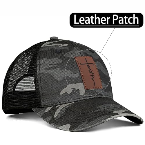 Christian Hats for Men Women Religious Gifts - color: Faith- Camo