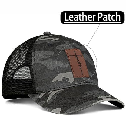 Christian Hats for Men Women Religious Gifts - color: Faith- Camo